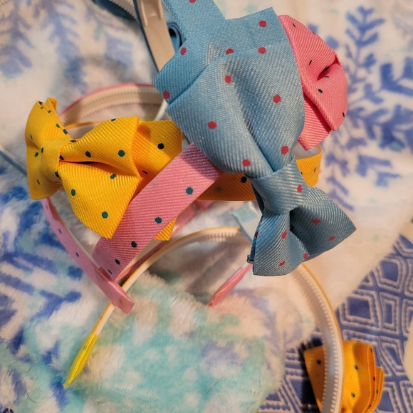 Little Girl Colorful Bow Headbands (6 total) - Picture 3 of 4